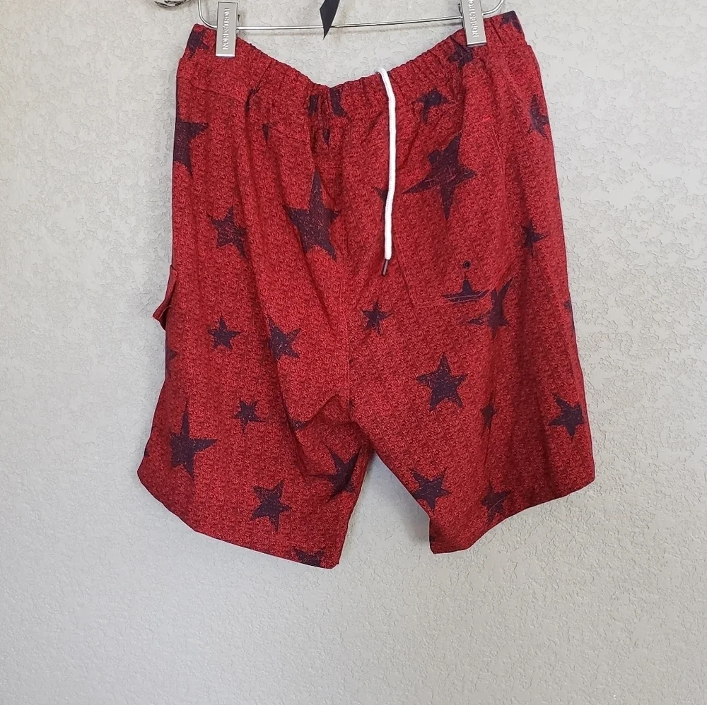 No Retreat swim trunks